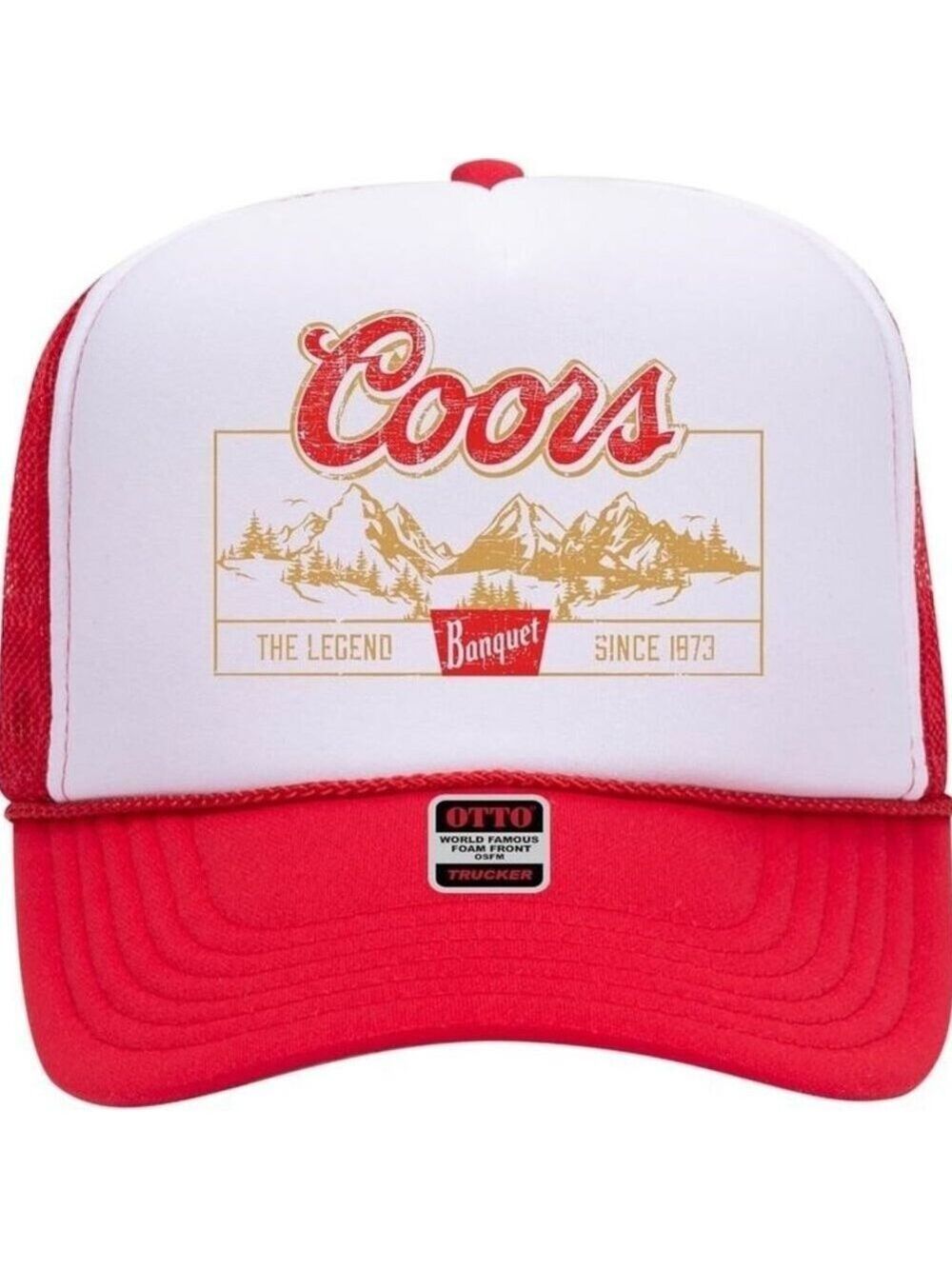 ✨✨Coors Banquet Mesh Back Snapback Trucker Hat NWT